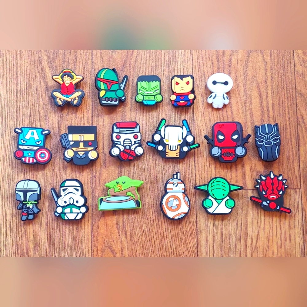 Super Heroes, Villains' Charms for Crocs
